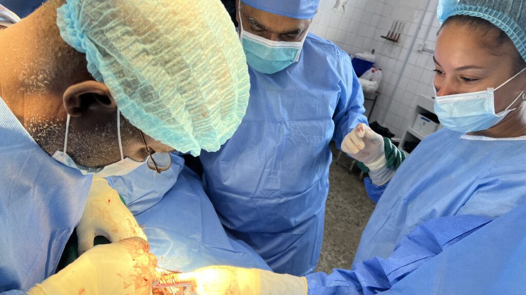 KCare Beyond Borders team together after a successful surgical mission in Nigeria
