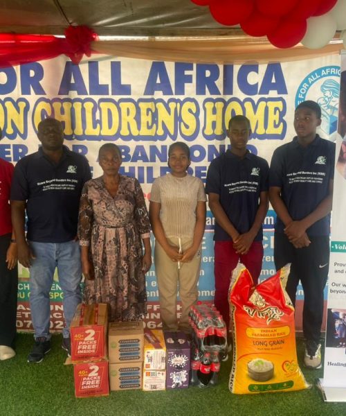 KCare Beyond Borders team at the Motherless Home End-of-Year Event, 2025