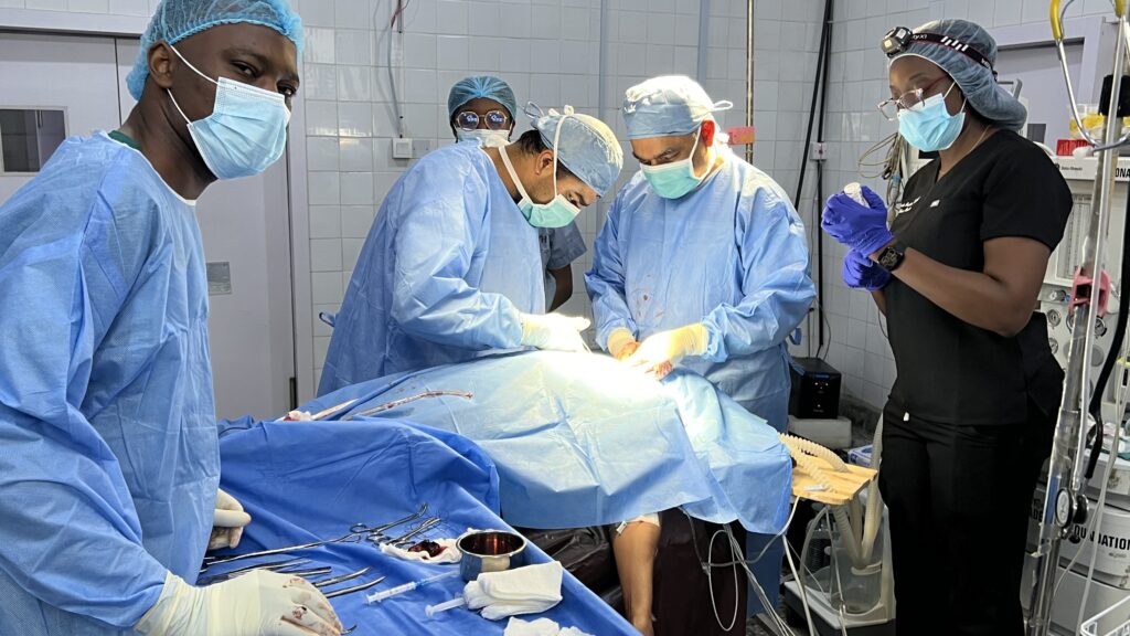 KCare Beyond Borders surgical mission team at work