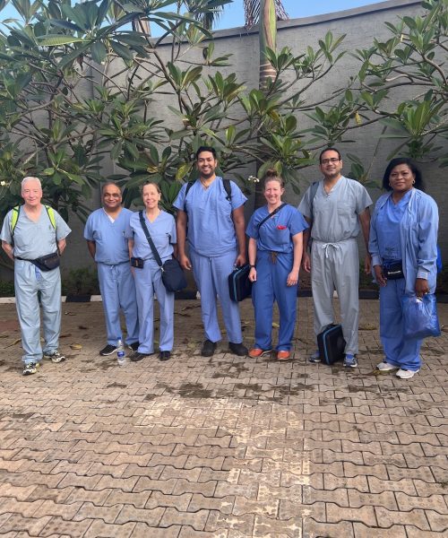 KBB inaugural mission 2023 — volunteers delivering care in Nigeria