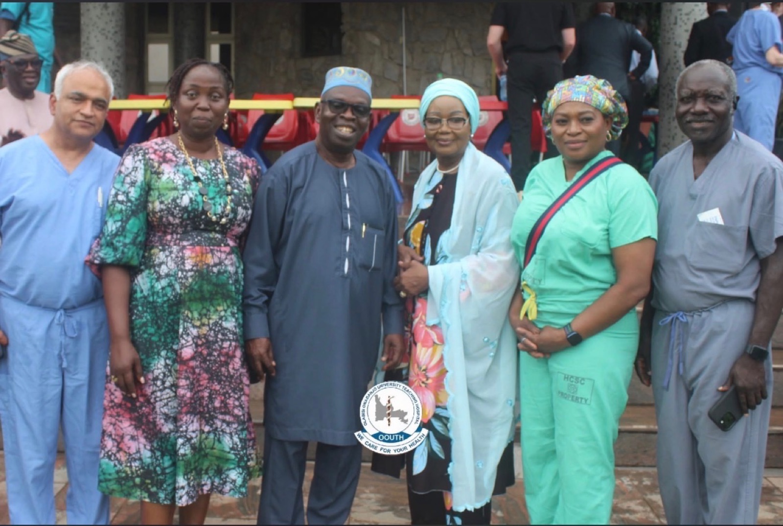 Dignitaries and KBB volunteers at Federal Government Girls' College, Sagamu, July 2026