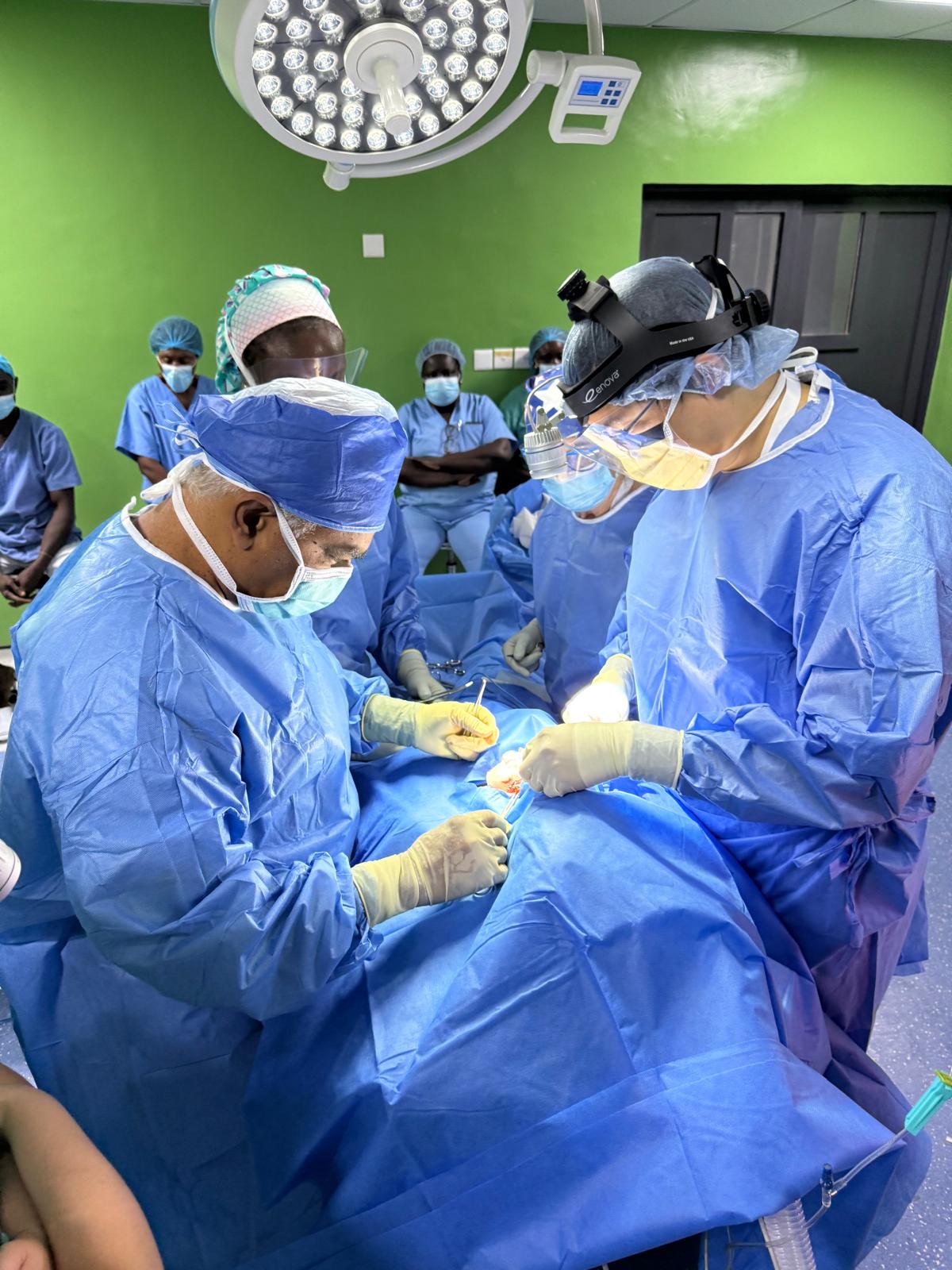 KCare Beyond Borders surgical team operating at OOUTH during the 2026 Ogun State mission