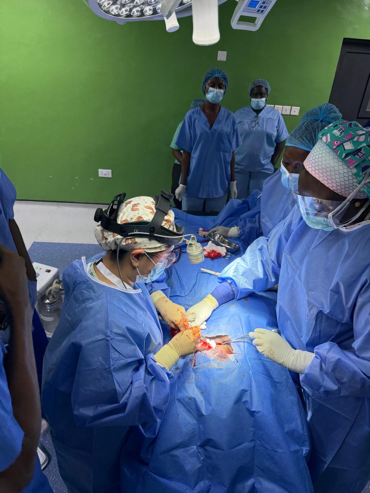 KBB surgeons in the operating theatre, 2026 Ogun State surgical mission