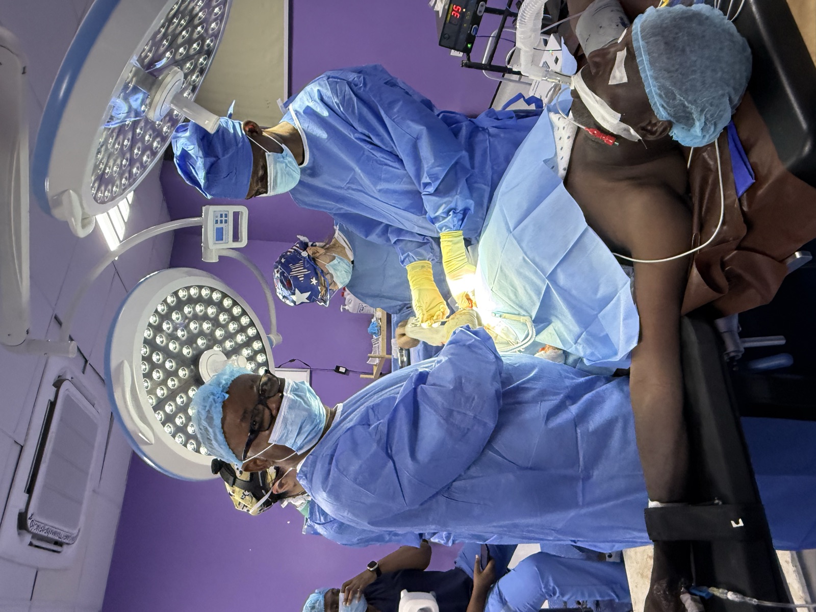 KBB surgical team at work in the operating theatre, Ogun State 2026