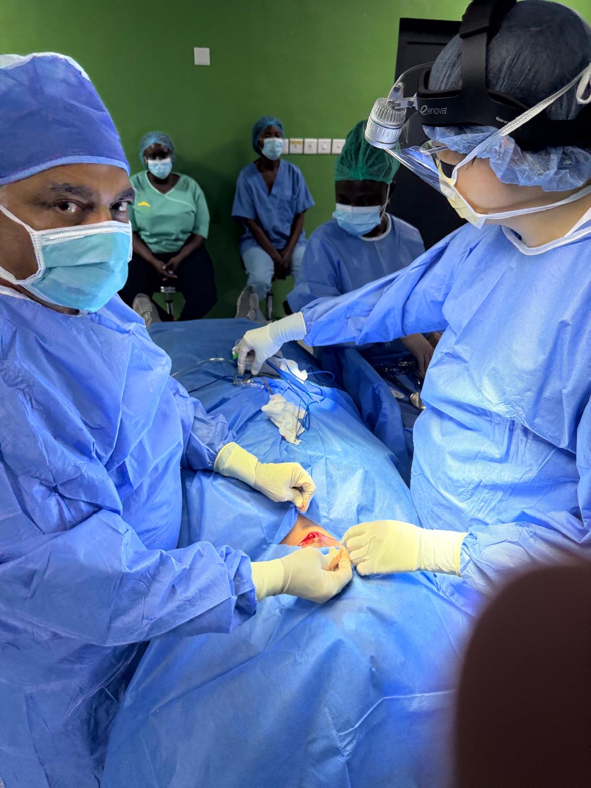 KBB volunteer surgeons delivering free surgical care at OOUTH, 2026