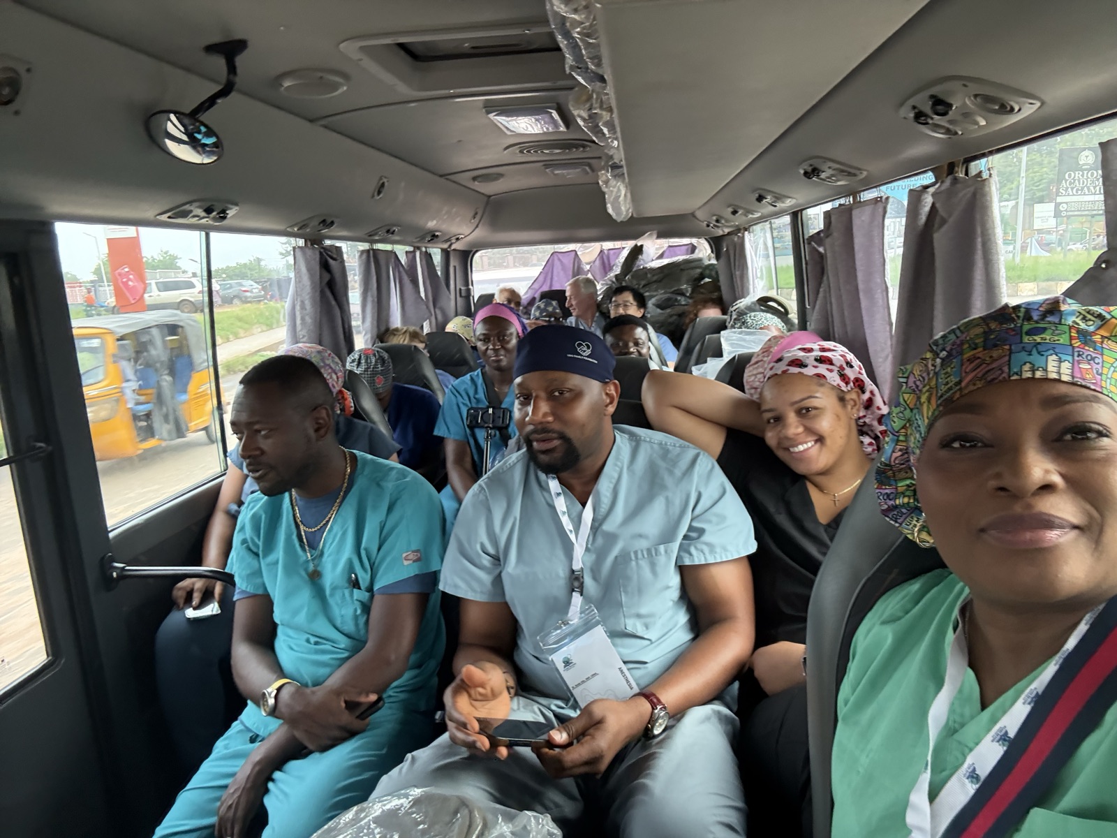 KBB volunteers on the road during the 2026 Ogun State mission