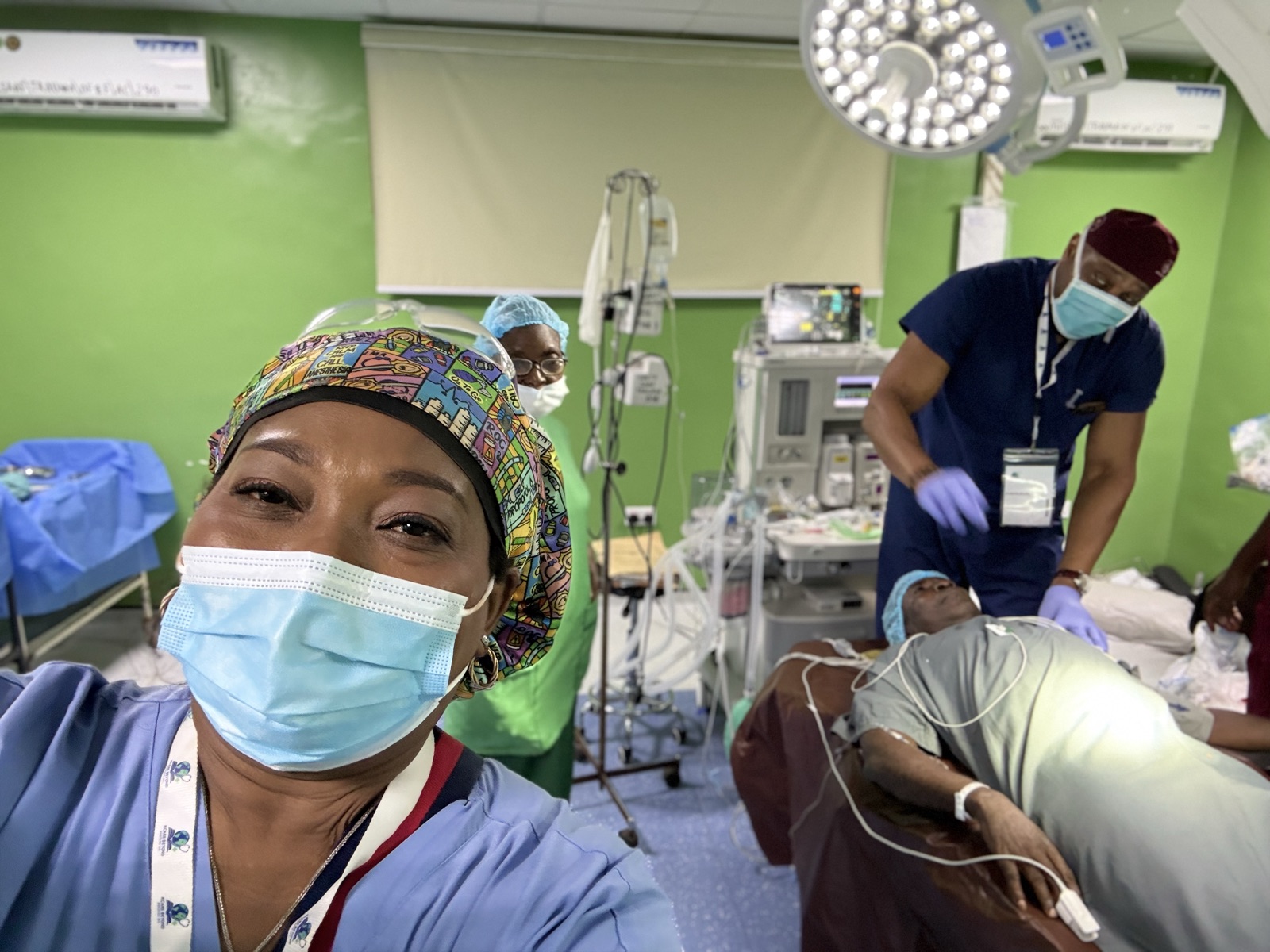 KBB team members in the operating theatre during the 2026 mission